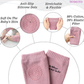 Baby Crawling Anti-Slip Knee pads (Fleshpink)